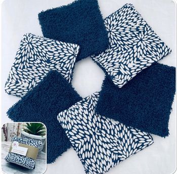 Lingettes lot de 6 lavable et réutilisable