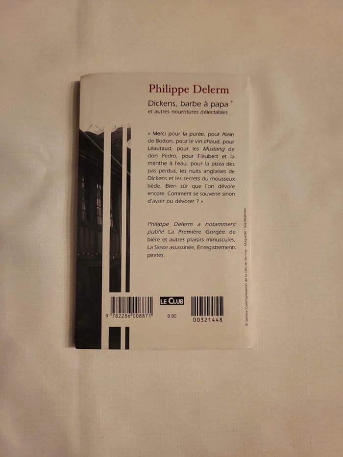 Livre Dickens,barbe à papa Philippe Delerm - photo numéro 2