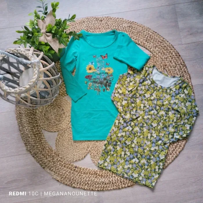 🌺 Lot x2 Robes Fille 3 Ans 🌈 Fleurie & Stylée
