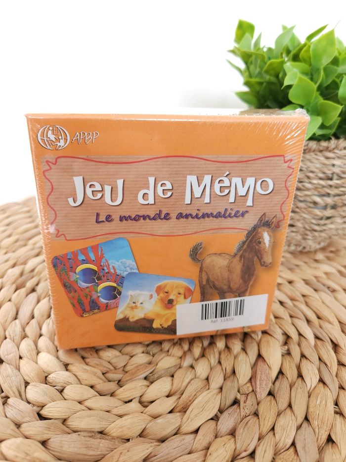 Jeu de Mémo Le monde animalier ABPB - photo numéro 2