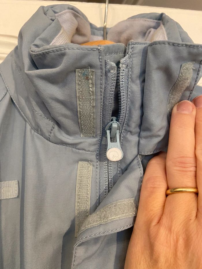 Combinaison de ski capuche escamotable bleu ciel Décathlon 4 ans - photo numéro 6