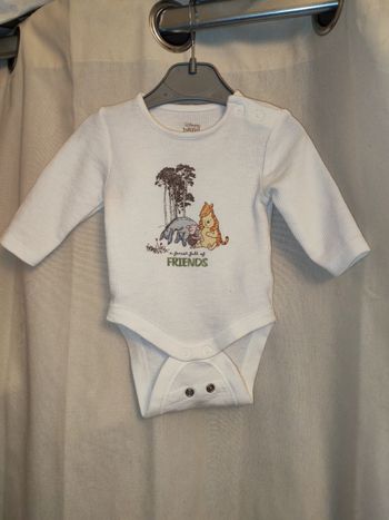 Lot body manches longues 1mois 