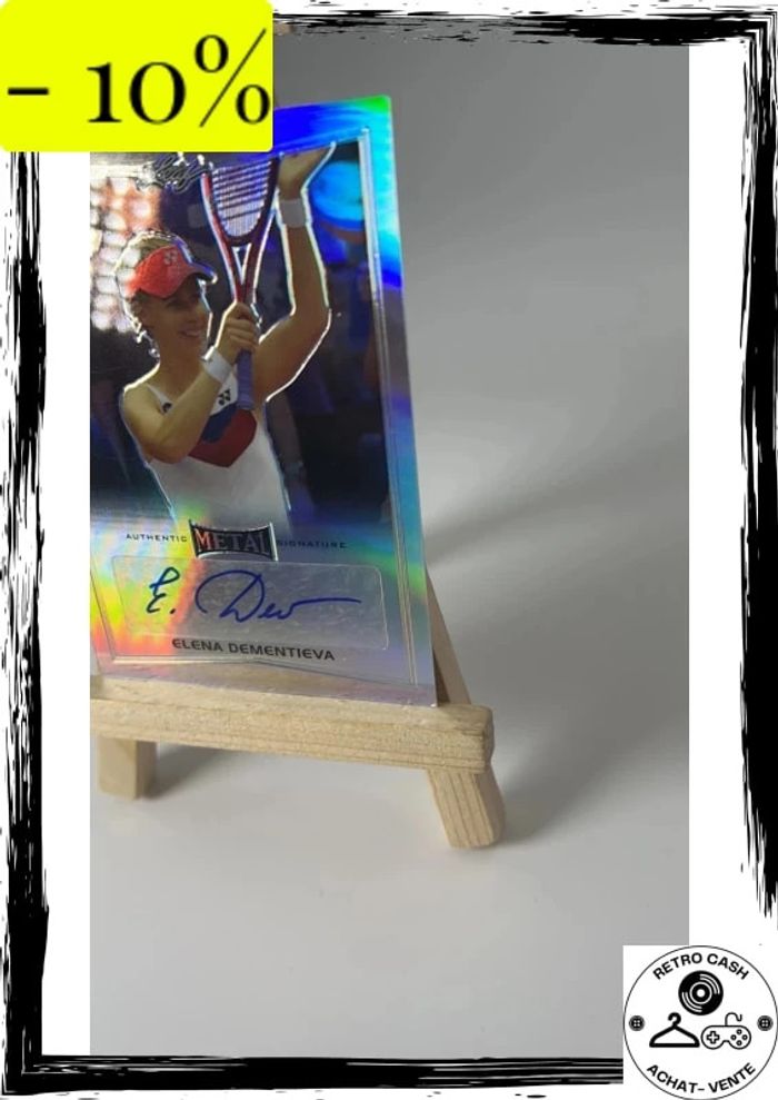 2016 Leaf Metal Elena Dementieva #BA-ED1 auto - photo numéro 4