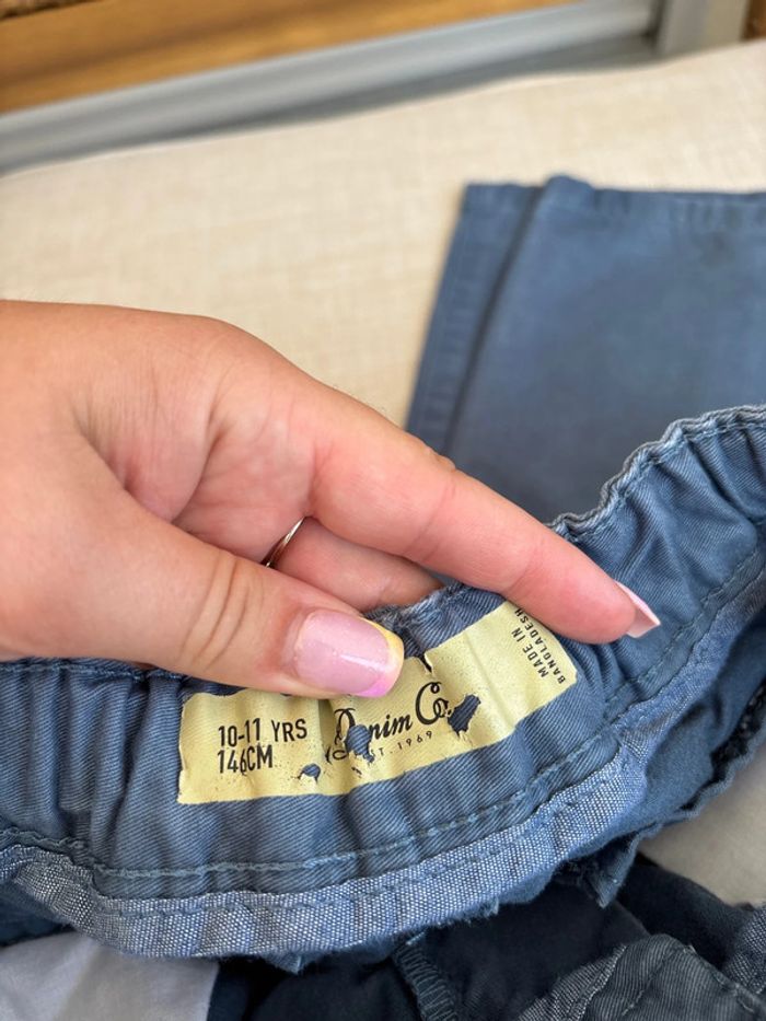 pantalon chino bleu - photo numéro 4