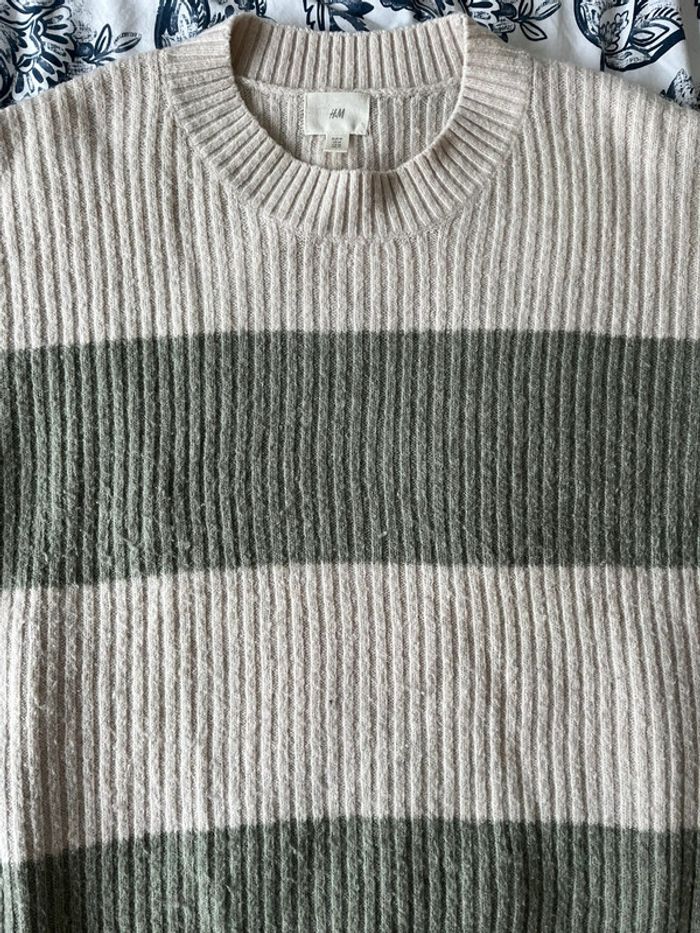 Pull col rond rayures - photo numéro 2