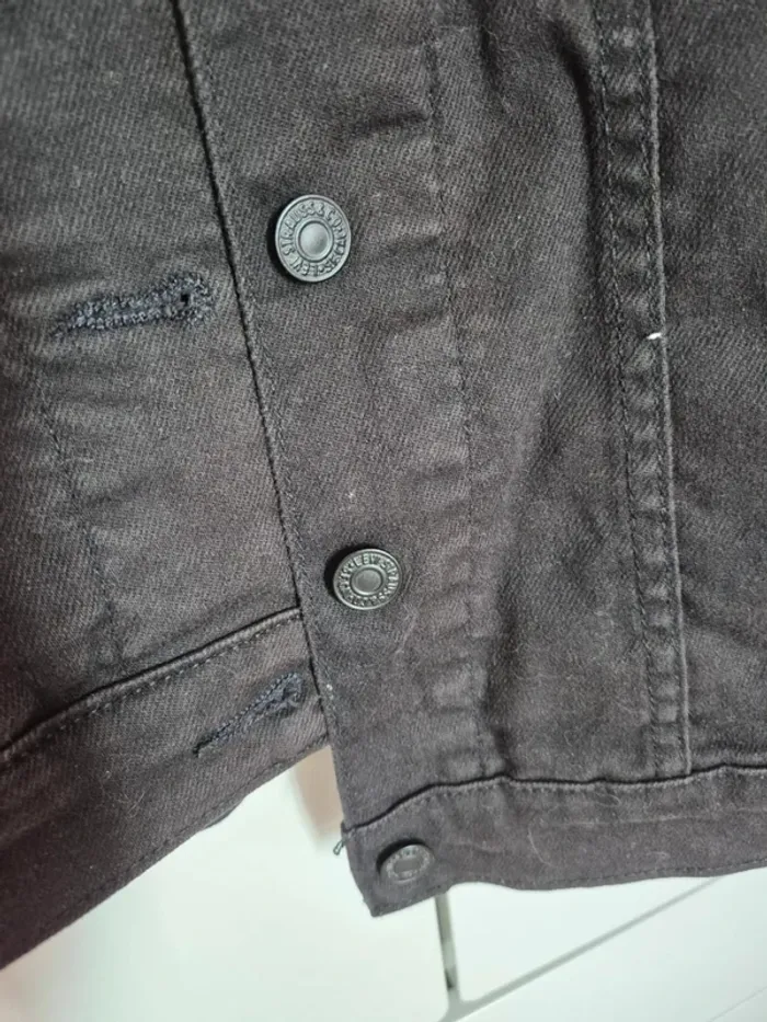 Veste en jeans LEVI'S authentique taille S noir - photo numéro 8