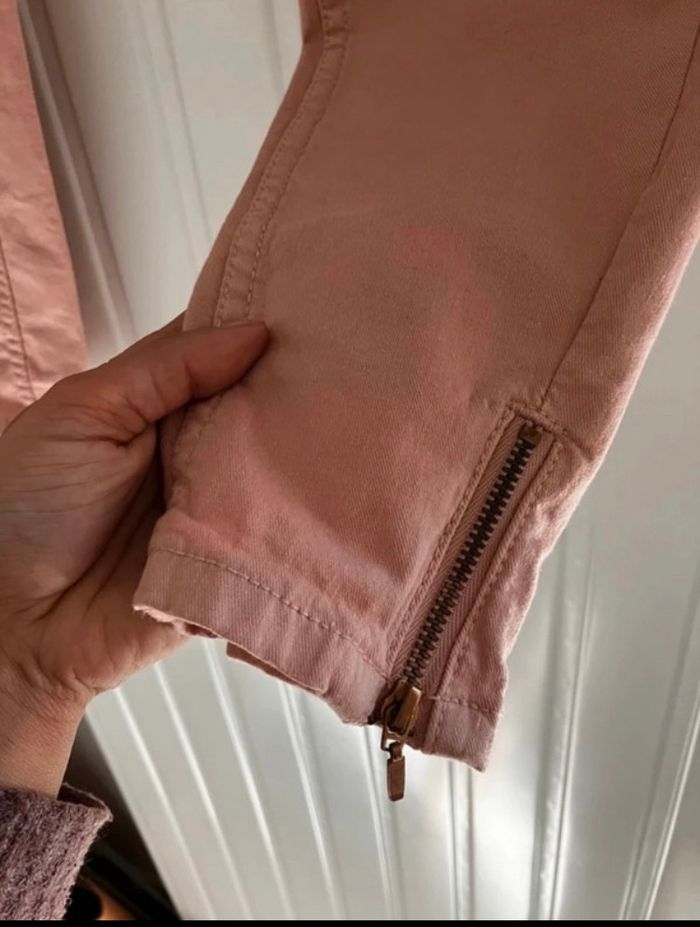 Pantalon slim rose - photo numéro 3