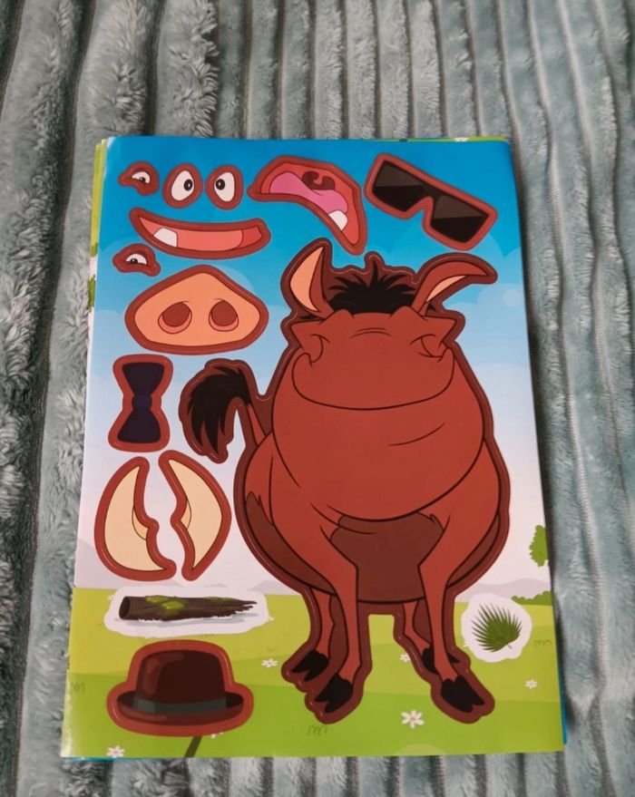 Lot 8  Stickers puzzle le roi lion - photo numéro 5