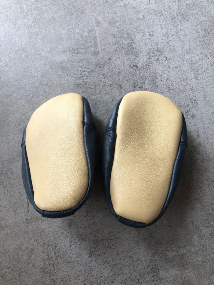 Chaussons en cuir bébé - photo numéro 2