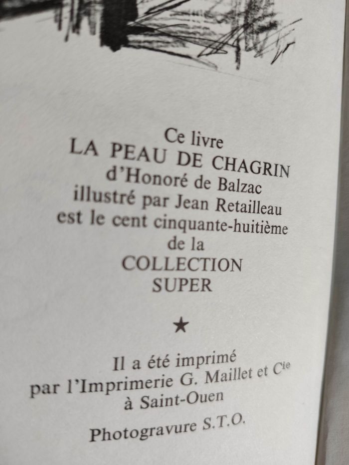 Livre La peau de chagrin d Honoré de Balzac - photo numéro 3