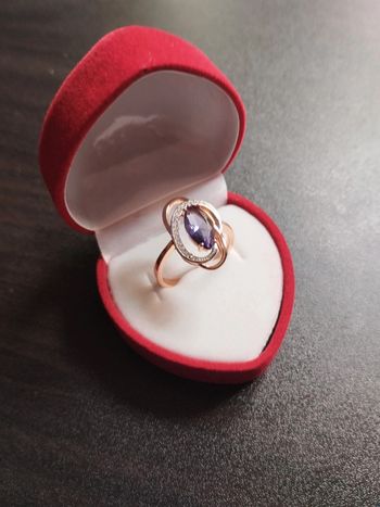Bague vintage femme avec coffret cadeau