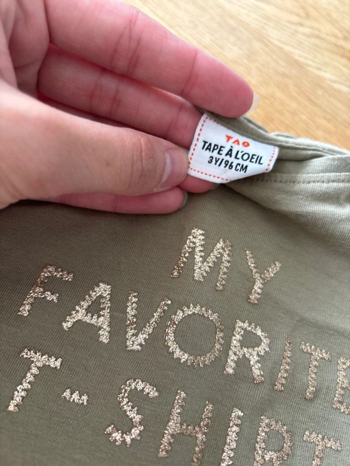 Tshirt manches longues fille 3 ans - photo numéro 3