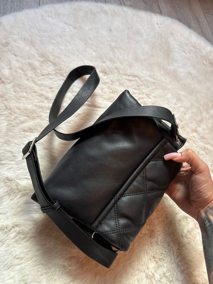 Sac à bandoulière noir Mango - photo numéro 3