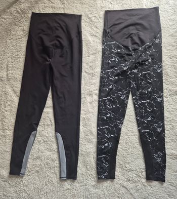 Lot de 2 leggings de sport pour grossesse / maternité taille 36