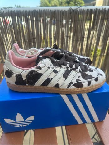 Adidas Samba OG cow print