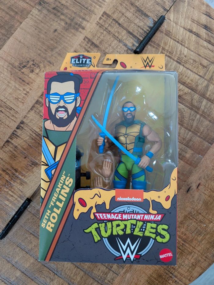 WWE Élite Collection x Tortues Ninja - Figurine Seth 'Freakin' Rollins