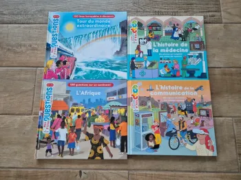 Lot de livres mes p'tites questions encyclo et mes encyclos p'tits docs
