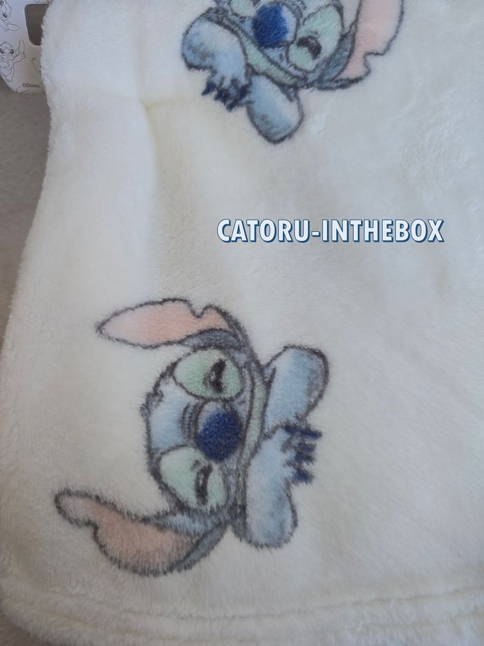 Couverture pour bébé / Blanket Disney Baby Stitch & Angel - photo numéro 3