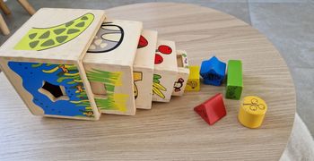 Jeu des formes, en bois