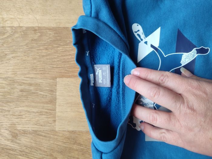 Sweat puma 3 ans bleu - photo numéro 4