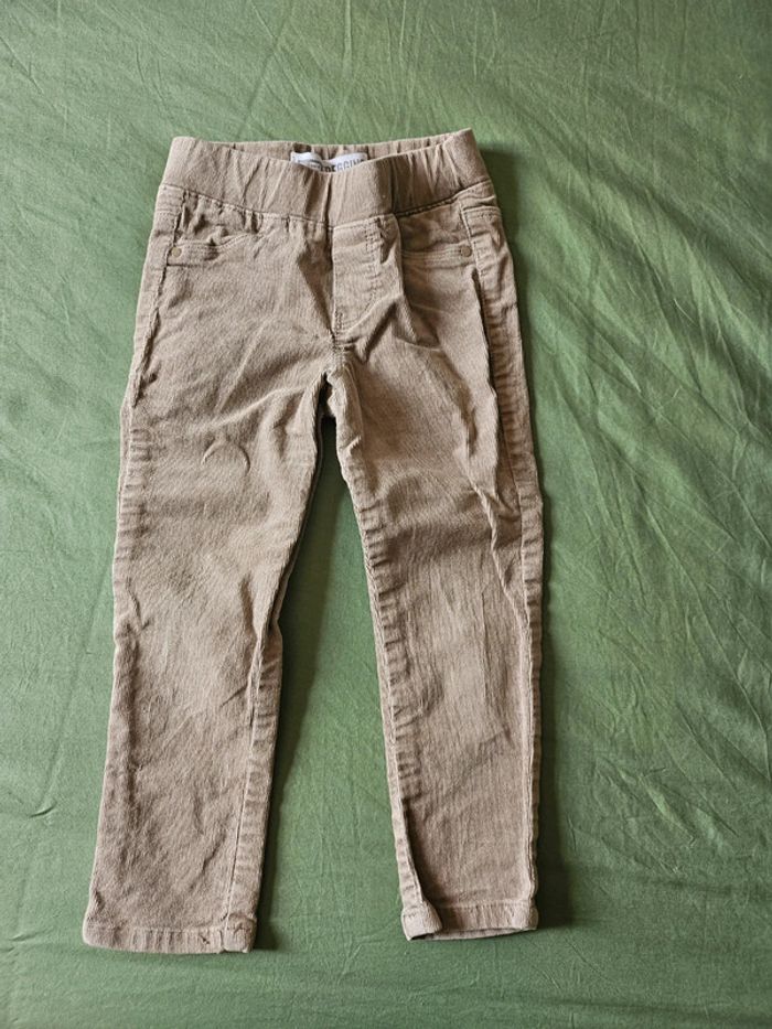 Pantalon velours fillette