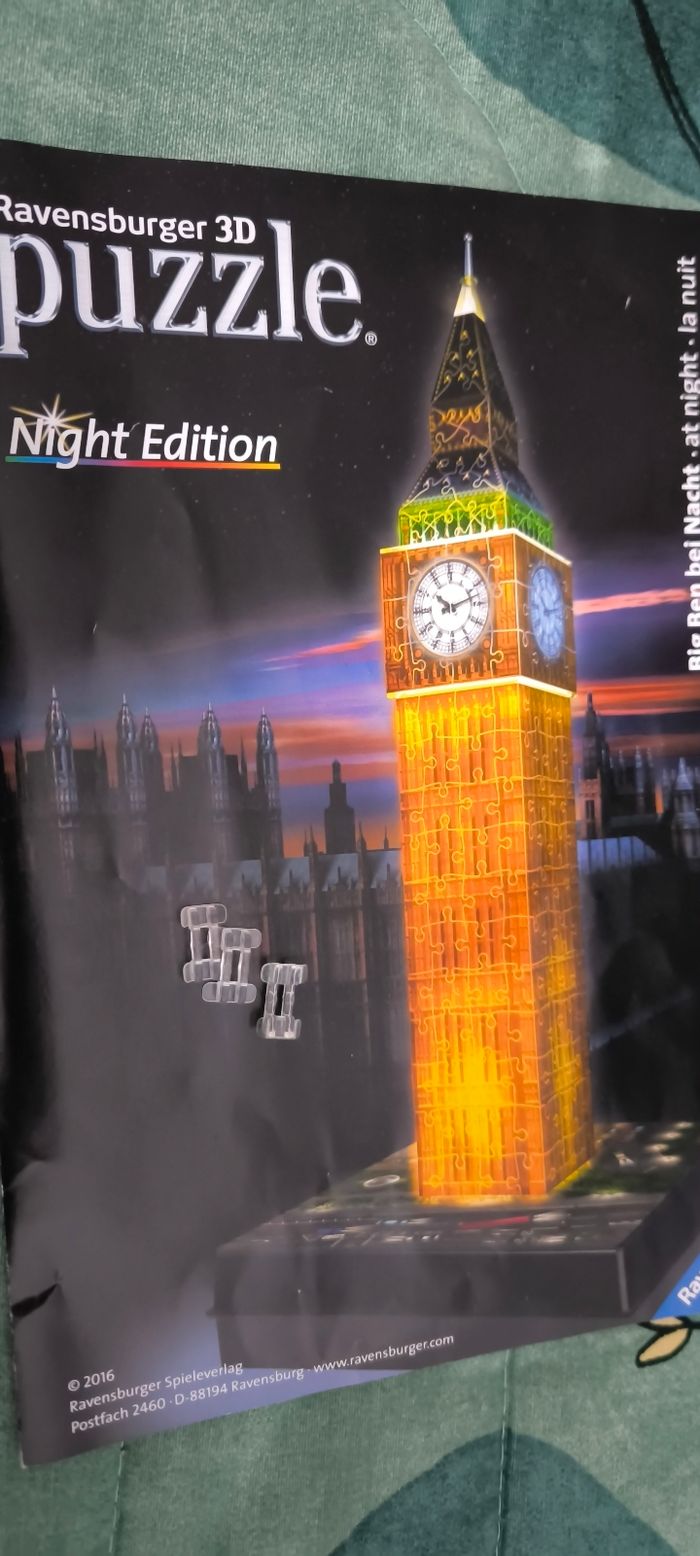 Puzzle 3D big ben - photo numéro 2