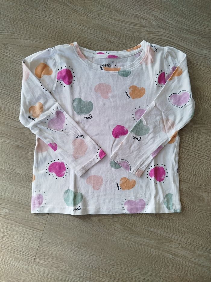 Tee-shirt manche longue fille