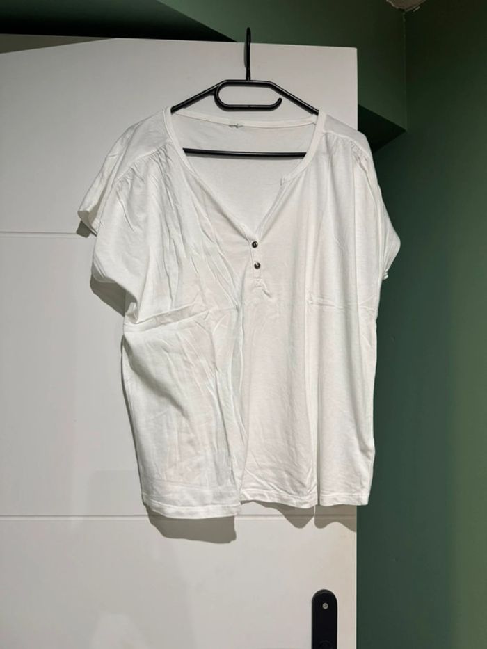 T-shirt manches courtes blanche