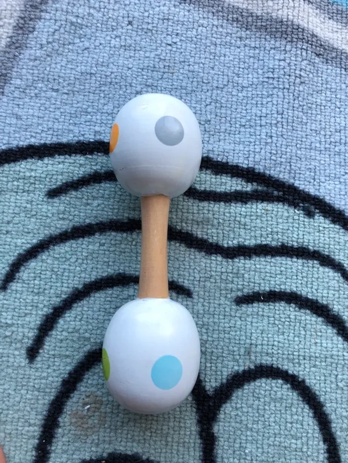 Hochet maracas janod à pois - photo numéro 3