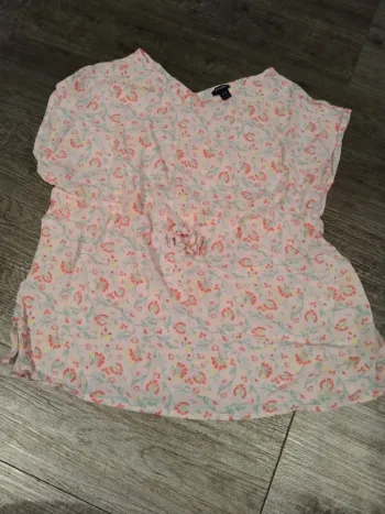 tee shirt blouse légère kiabi fille 4 ans