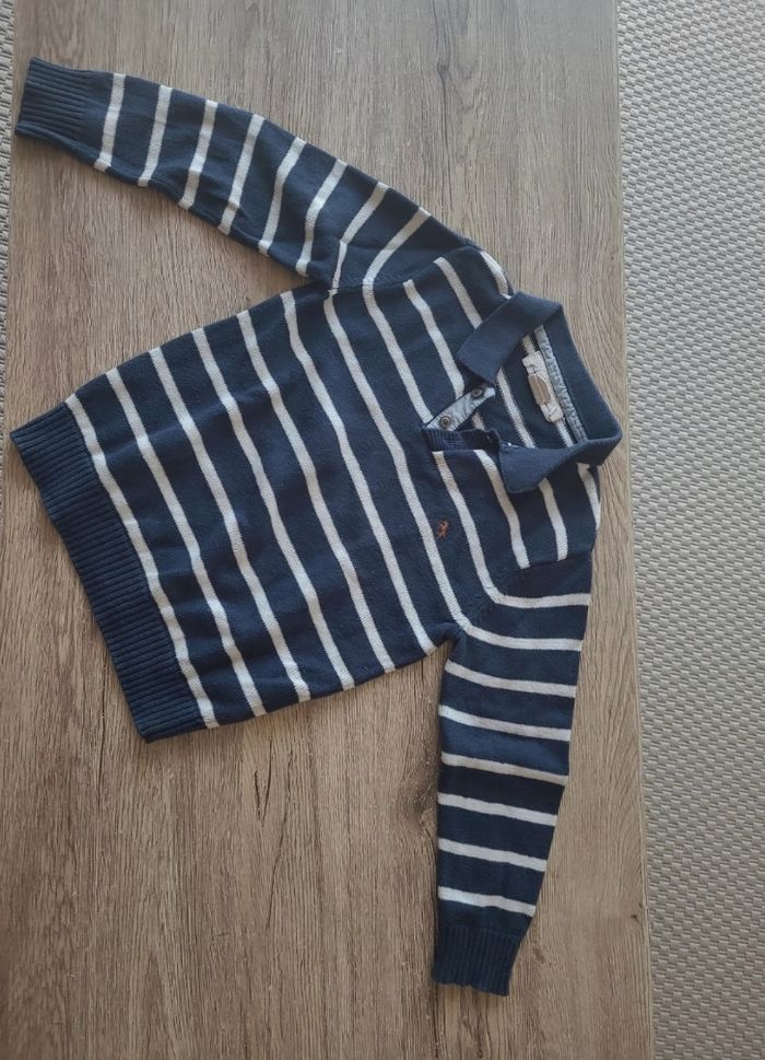 Pull polo 2-4ans