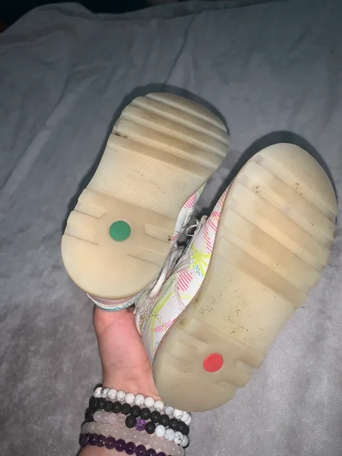 Chaussures bébé Kickers motif multicolore vintage - photo numéro 6