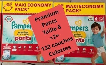 Couches pampers taille 6 premium