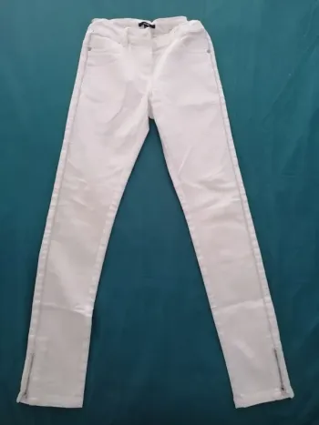 Pantalon blanc skinny xs