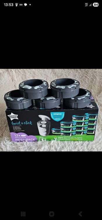 Lot de 5 recharges originales Twist & click Tommee Tippee neufs 