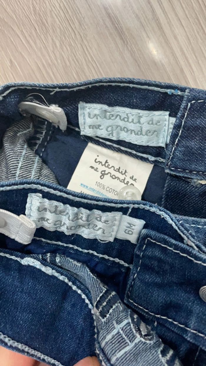 Lot de 4 vêtements Interdit de me Gronder 6 mois - photo numéro 12