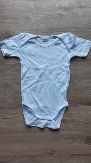 Bodies mixte blanc 12 mois