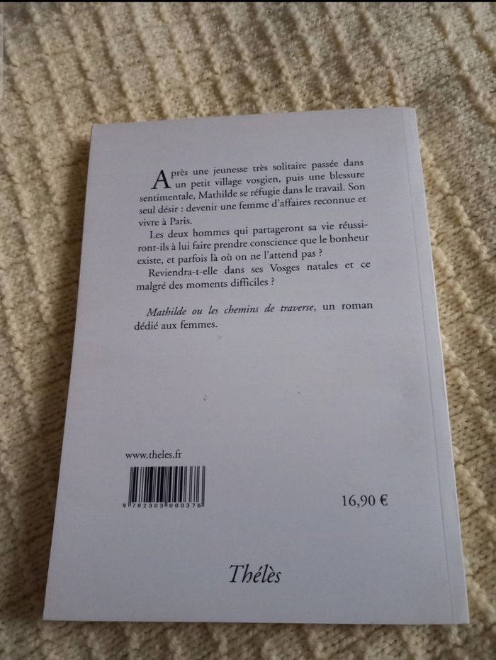 Livre Mathilde ou les chemins de traverse - photo numéro 2