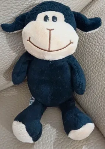 Vintage Kinder peluche mouton noir