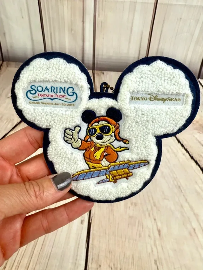 Badge en tissu Mickey Soaring grand opening - Tokyo Disneyland import Japon