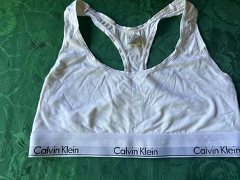 Brassière blanche L Calvin Klein neuve