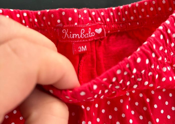 Short à pois / Taille 3 mois - photo numéro 2