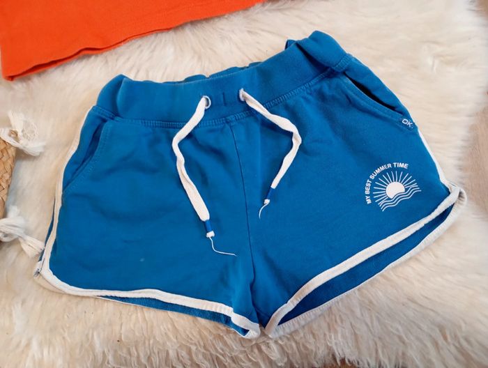 Lot été fille 5 ans 🌸 short Okaïdi+ t-shirt catimini - photo numéro 2