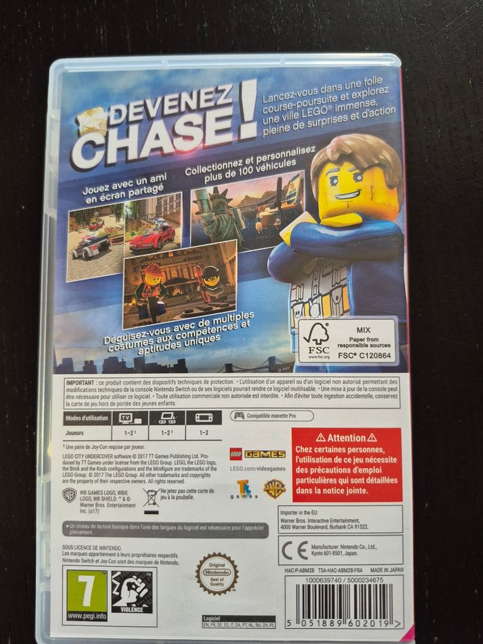 Jeu switch lego city - photo numéro 2