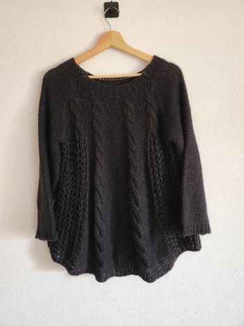 Pull noir basique – Taille M/L – Classique et polyvalent
