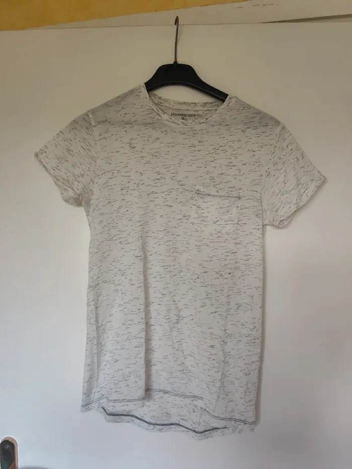 Tshirt gris cedar wood state XS