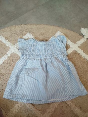 Blouse gaze de coton Bb fille Primark 24 mois