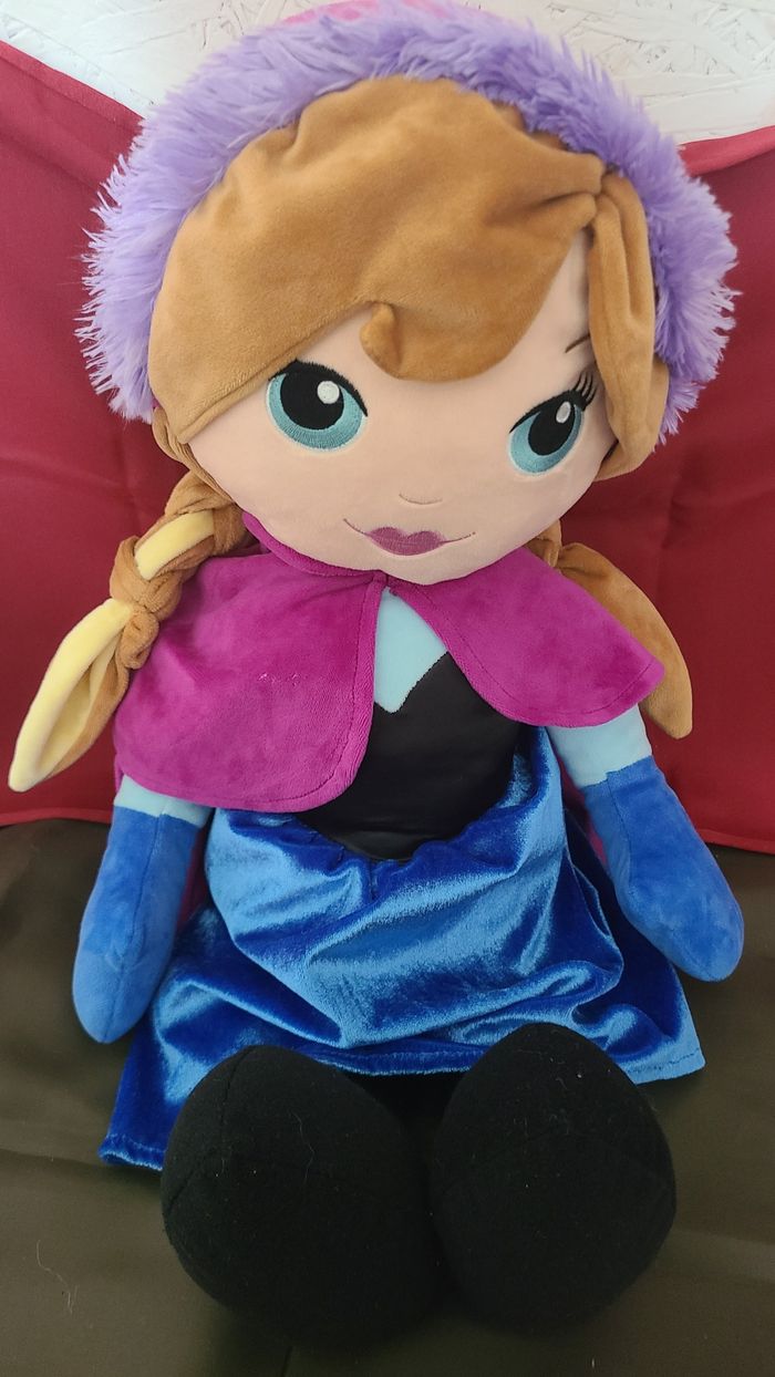 Poupée Peluche Princesse Anna  de la Reine des Neiges - photo numéro 3
