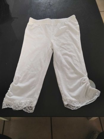 Legging bas dentelé