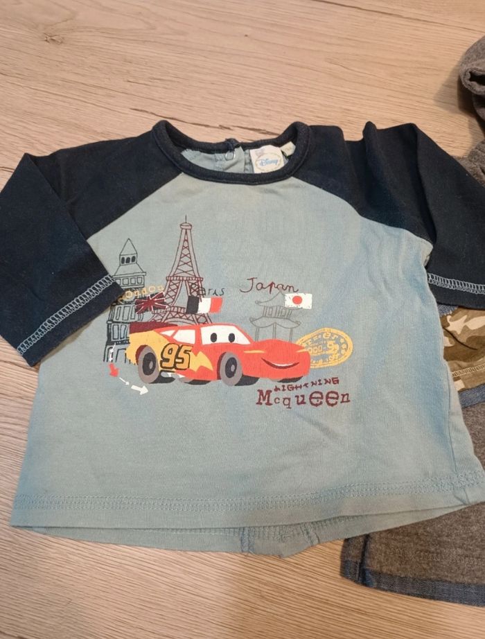 Lot tee-shirt manches longues 3 mois - photo numéro 2